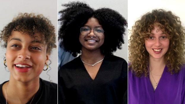 فيرونيكا فيغون (يمين) وسونا سومبونو و لاكيشا تول (يسار)