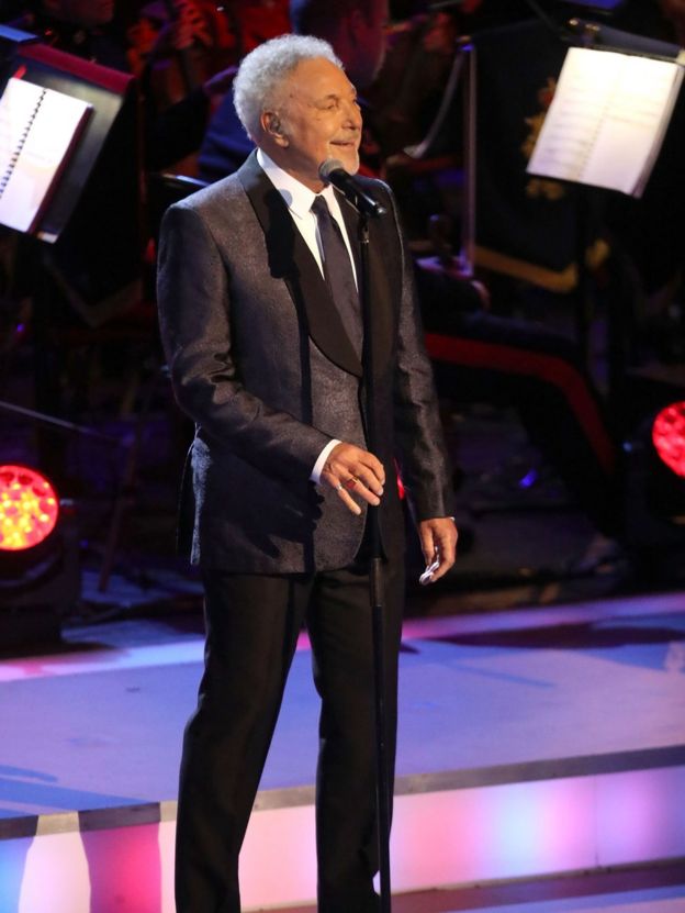 Sir Tom Jones performs