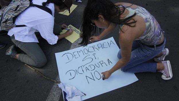 Protesta en Nicaragua