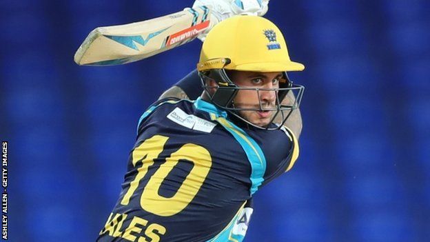 Alex Hales made scores of 0 (first ball), 18 and 12 in his three Caribbean Premier League innings for Barbados Tridents