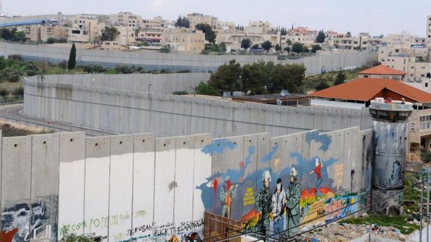 El muro de concreto de Israel