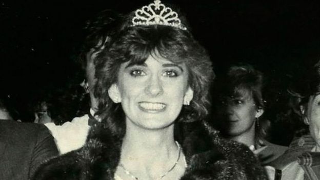فازت لابيير بلقب ملكة جمال مقاطعة كيبيك في عام 1982