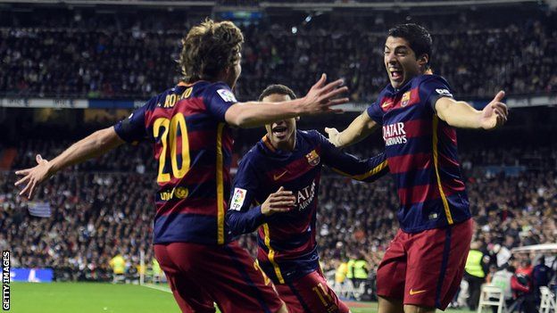 Real Madrid 0-4 Barcelona - BBC Sport