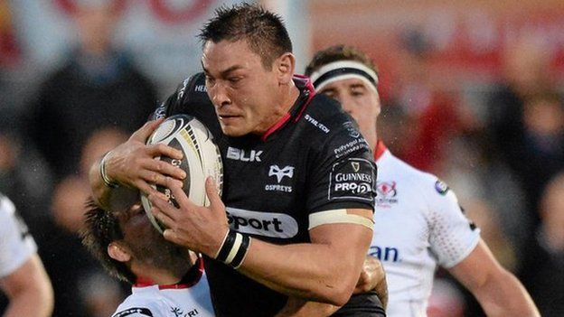 Ex-Wales back-row Gareth Delve was unable to inspire Opreys in Ulster on his debut