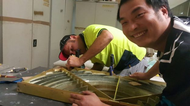 Chance Brothers Lighthouse Engineers at work