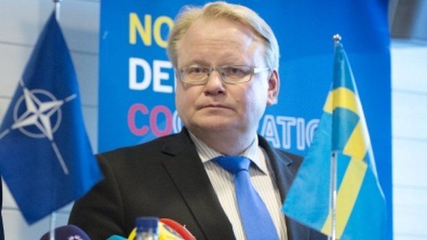 Sweden"s Defence Minister Peter Hultqvist
