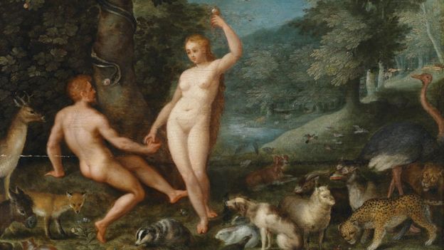 Hollandalı Rönesans ressamı Brueghel'in betimlediği Adem ve Havva'nın hikayesi, Darwin öncesinde Batı toplumlarında insanların kökeni konusundaki baskın fikirdi