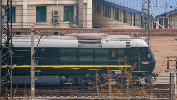 El tren de Corea del Norte en Pekín