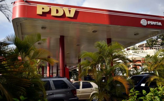 EE.UU. impuso sanciones a la empresa petrolera estatal Pdvsa, con el fin de presionar a Maduro y que este transfiera el poder. Foto: GETTY IMAGES
