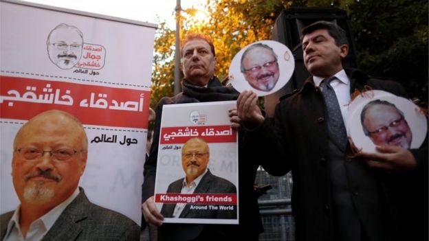 Vigil for Jamaal Khashoggi in Istanbul (23/10/18)
