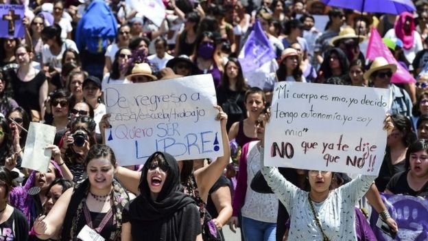 Protesta en México