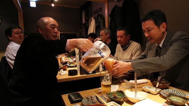 Un bar en Japón.