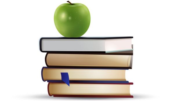 books and apple