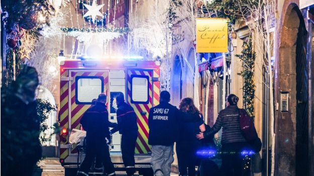 Tiroteo en Francia deja a 2 muertos y 13 lesionados 1 Estrasburgo, Francia