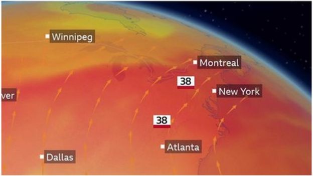 Dangerous Heatwave Starts Hitting US And Canada - BBC News