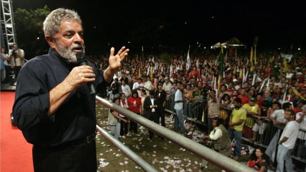 Lula em ato da pré-campanha