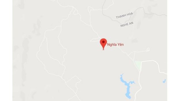 Máy bay rơi tại làng Dừa, xã Nghĩa Yên, huyện Nghĩa Đàn, Nghệ An