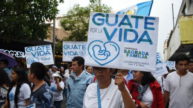 Marcha a favor de la vida el domingo 2 de septiembre en Guatemala.