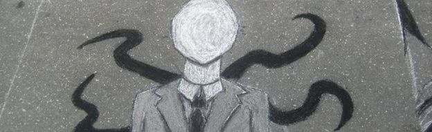 Slenderman graffiti