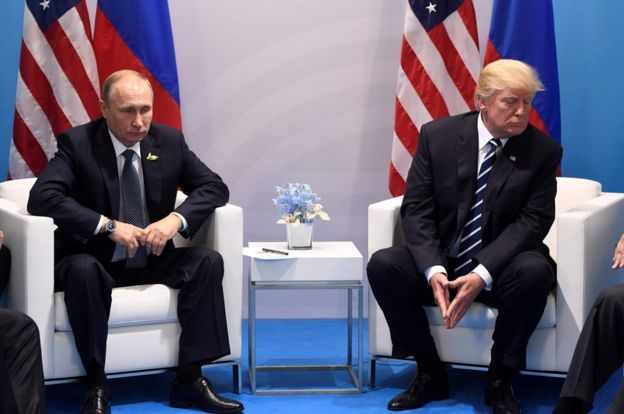Vladimir Putin y Trump