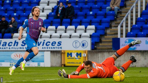 Tom Walsh scored twice for Inverness in the first half