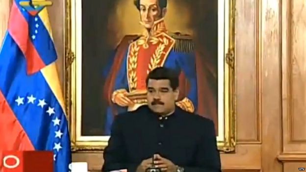 Maduro en sesión de gabinete