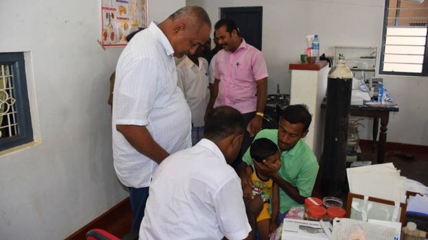 குழந்தைகள் உட்பட 950 பேர் நோயுற்றதாக இனம் காணப்பட்டனர்