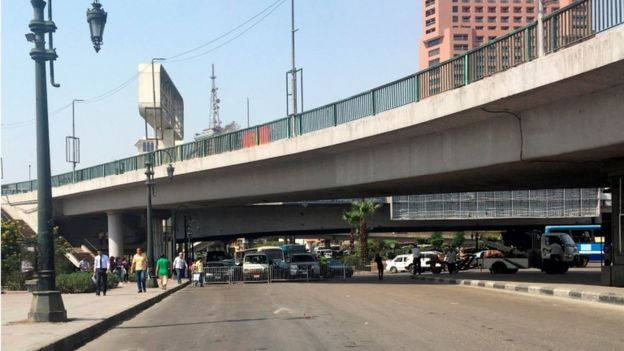 طريق كورنيش النيل المؤدي للسفارة الأمريكية