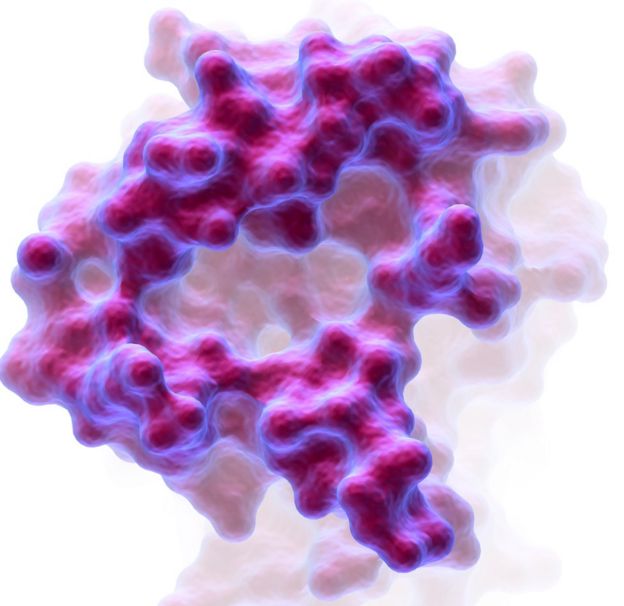 The Flu virus taken using x-Ray Crystallography