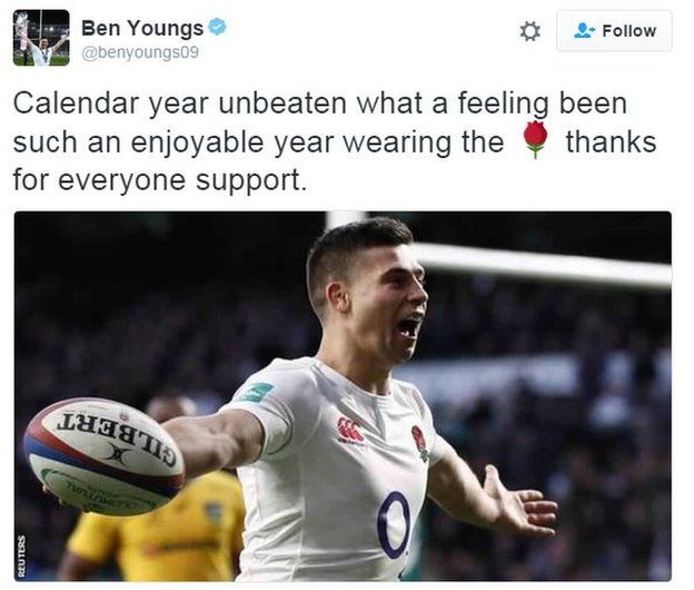 Ben Youngs tweet