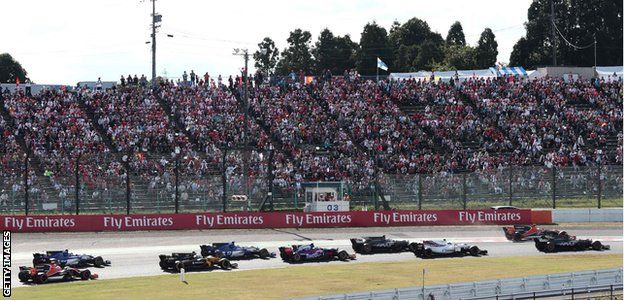 Japanese grand prix crowds