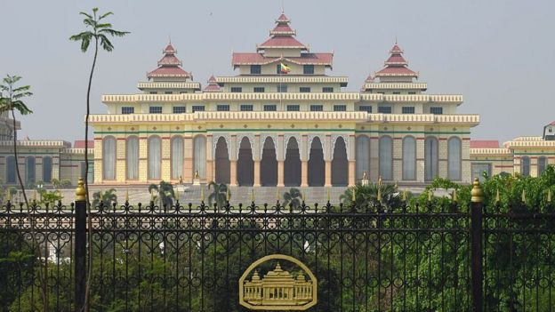 Parliament building in Naypyidaw