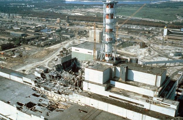 La estación nuclear de Chernóbil