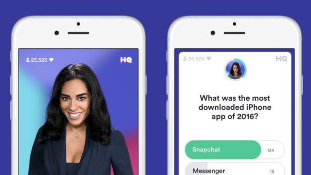 HQ Trivia's UK presenter, Sharon Carpenter