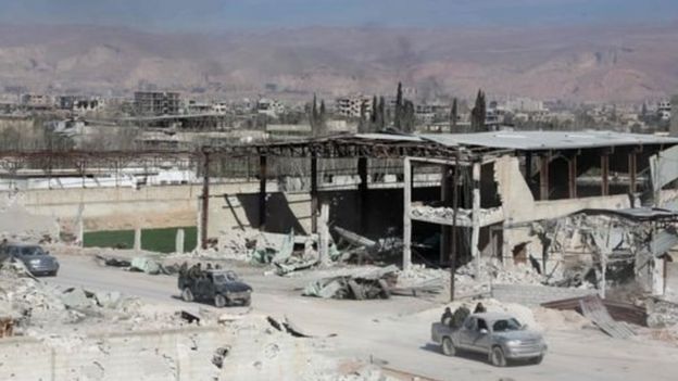 قوات الأسد تتقدم داخل الغوطة