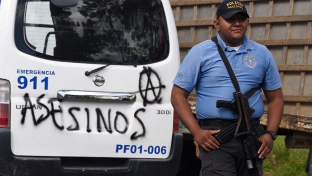 Policía en Honduras