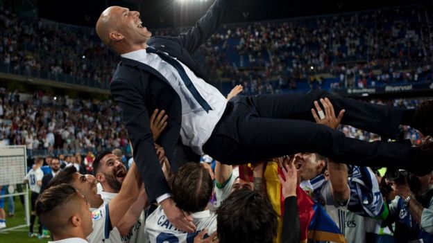 زيدان: ريال مدريد أفضل فريق في العالم
