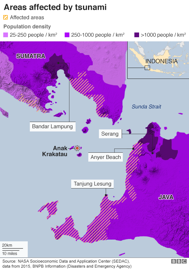 Indonesia Tsunami Death Toll From Anak Krakatau Volcano Rises