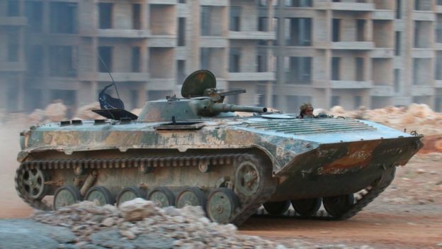 Tanque de Al Qaeda en Siria.