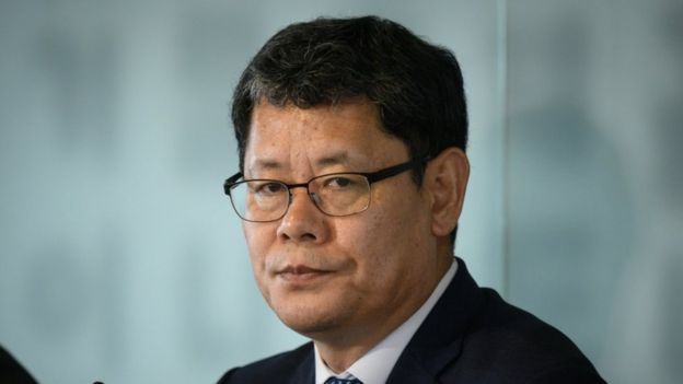 South Korea's unification minister Kim Yeon-chul