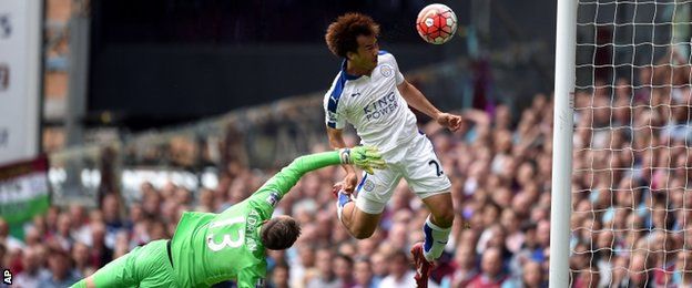 Leicester striker Shinji Okazaki