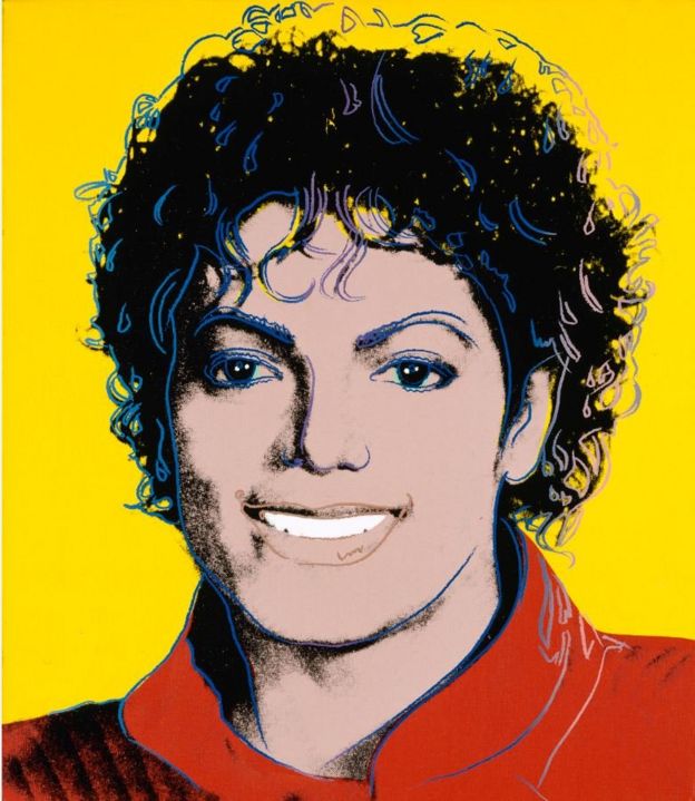 Портрет Майкла Джексона роботи Енді Воргола