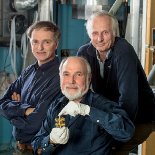 Eöt-Wash Group: Jens Gundlach, Eric Adelberger y Blayne Heckel, de izquierda a derecha.