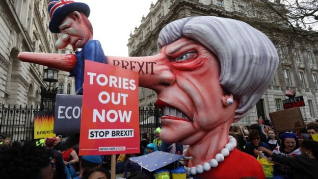 Manifestación contra el Brexit