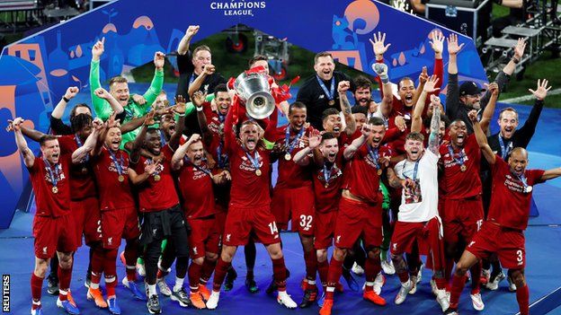 Liverpool won last season's Champions League after beating Tottenham in the final