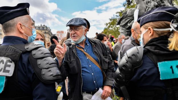 Protesta en París