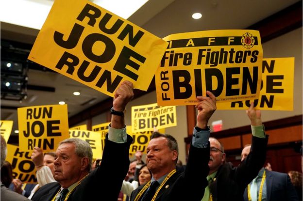 Joe Biden supporters