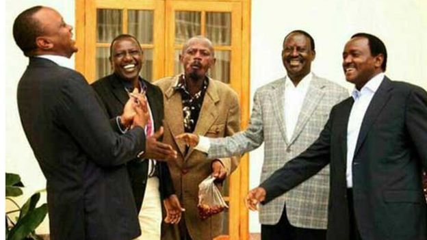 Sawirkiisa ayaa lagu dhajiyey sawirka hoggaamiyeyaasha Kenya