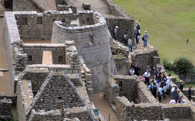 Torre en Machu Picchu