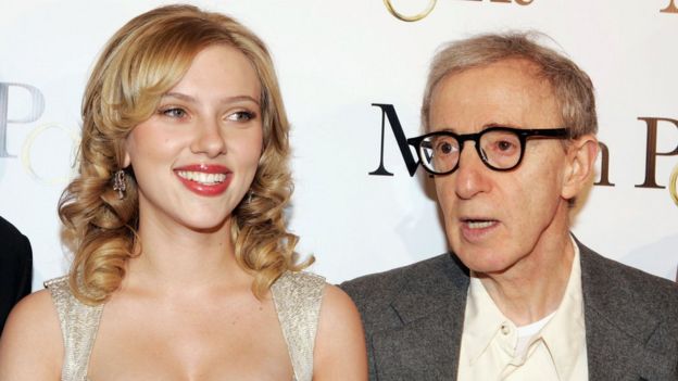 Scarlett Johansson and Woody Allen